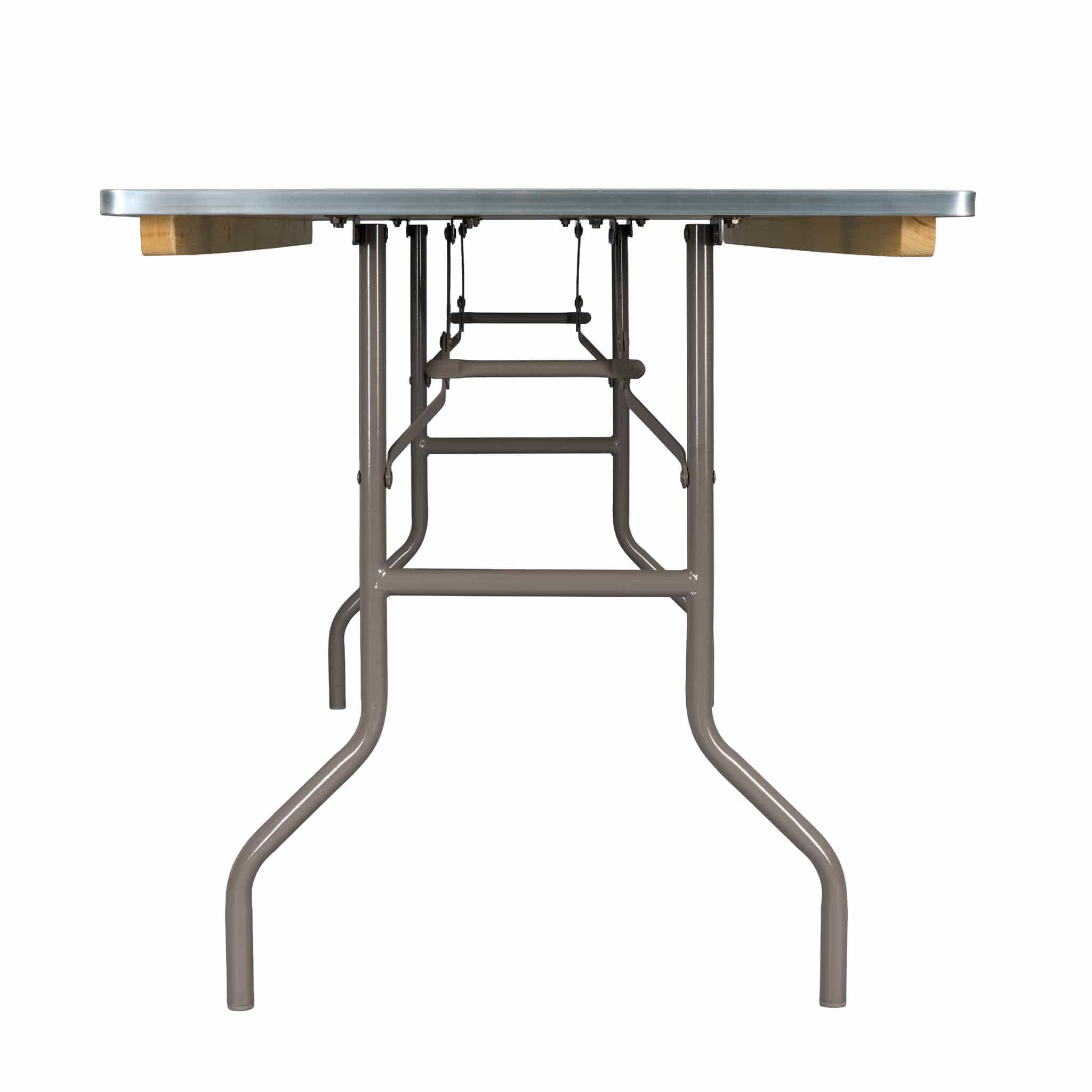 Chivari 72" x 30" (6 Foot) Rectangle Plywood Folding Table TPLYRT7230MG-AX-T