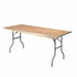 Chivari 72" x 30" (6 Foot) Rectangle Heavy Duty Plywood Folding Table TPLYRT7230VG-AX-T