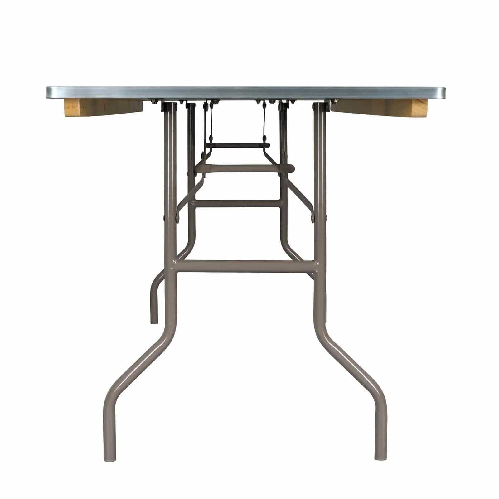 Chivari 72" x 30" (6 Foot) Rectangle Heavy Duty Plywood Folding Table TPLYRT7230VG-AX-T