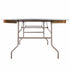 Chivari 72" x 48" (6 Foot) Rectangle Plywood Folding Table with Metal Edge TPLYRT7248MG-AX-T