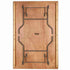Chivari 72" x 48" (6 Foot) Rectangle Plywood Folding Table with Metal Edge TPLYRT7248MG-AX-T