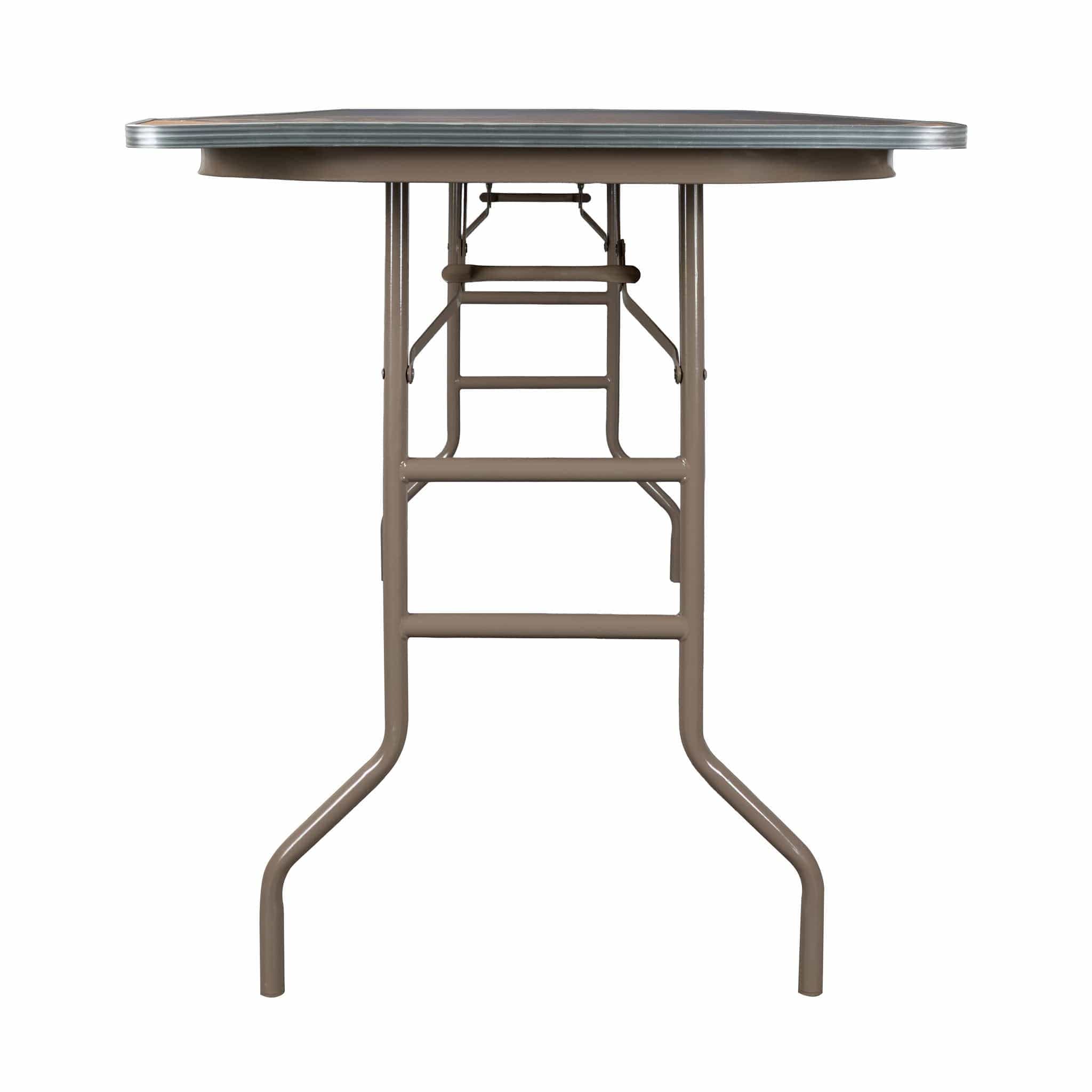 Chivari 96" x 30" (8 Foot) Kitchen Prep Folding Table with Steel Skeleton™ TPLYRT9630M-KCH-AX-T
