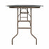 Chivari 96" x 30" (8 Foot) Kitchen Prep Folding Table with Steel Skeleton™ TPLYRT9630M-KCH-AX-T