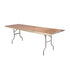 Chivari 96" x 30" (8 Foot) Rectangle Plywood Folding Table TPLYRT9630VG-AX-T