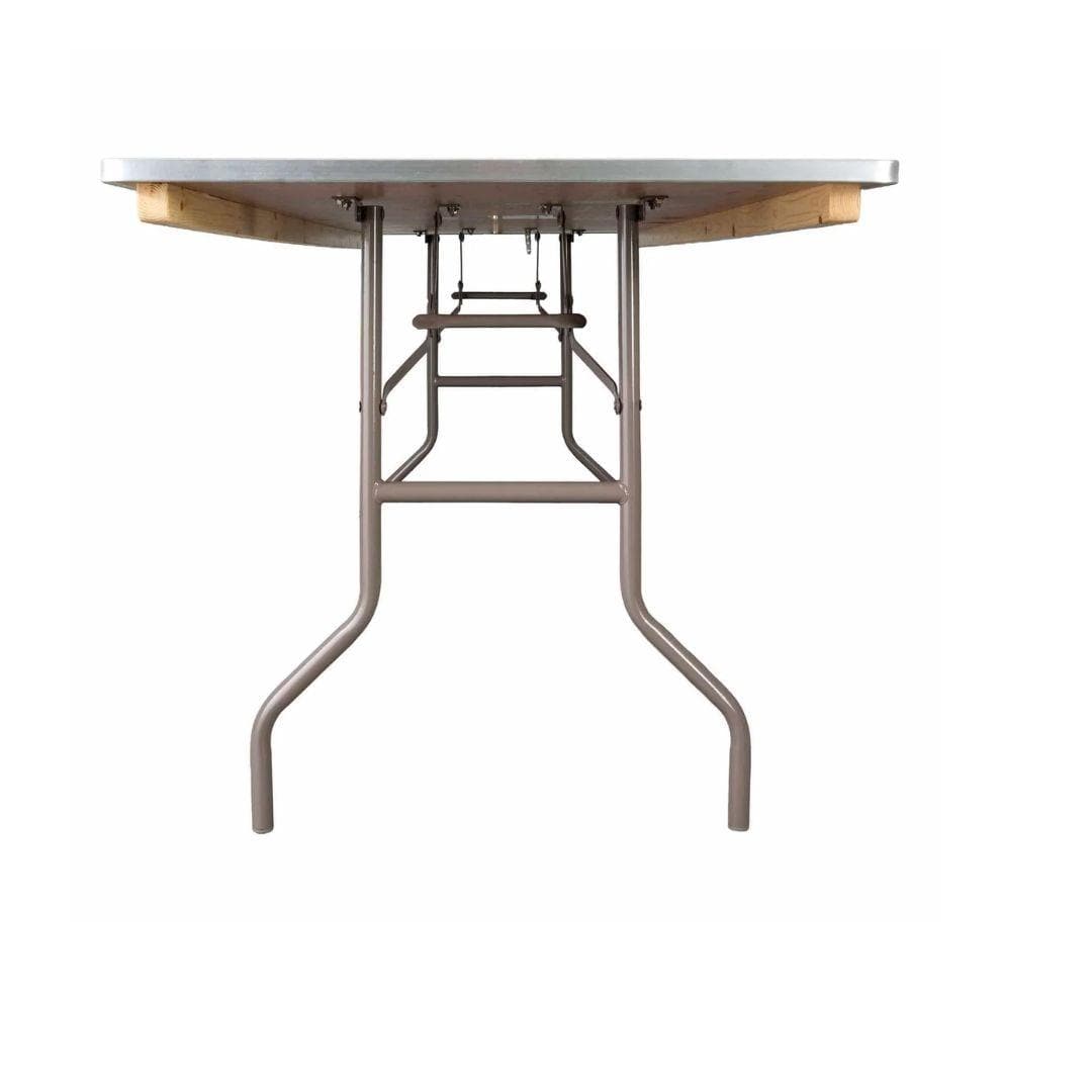 Chivari 96" x 30" (8 Foot) Rectangle Plywood Folding Table TPLYRT9630VG-AX-T