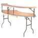 Chivari 7 Foot (84" x 30") Serpentine Plywood Table and Bar Top TPLYSRP84-BAR-KT-AX