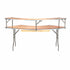 Chivari 7 Foot (84"x30") Serpentine Plywood Table and Bar Top TPLYSRP84-BAR-KT-AX