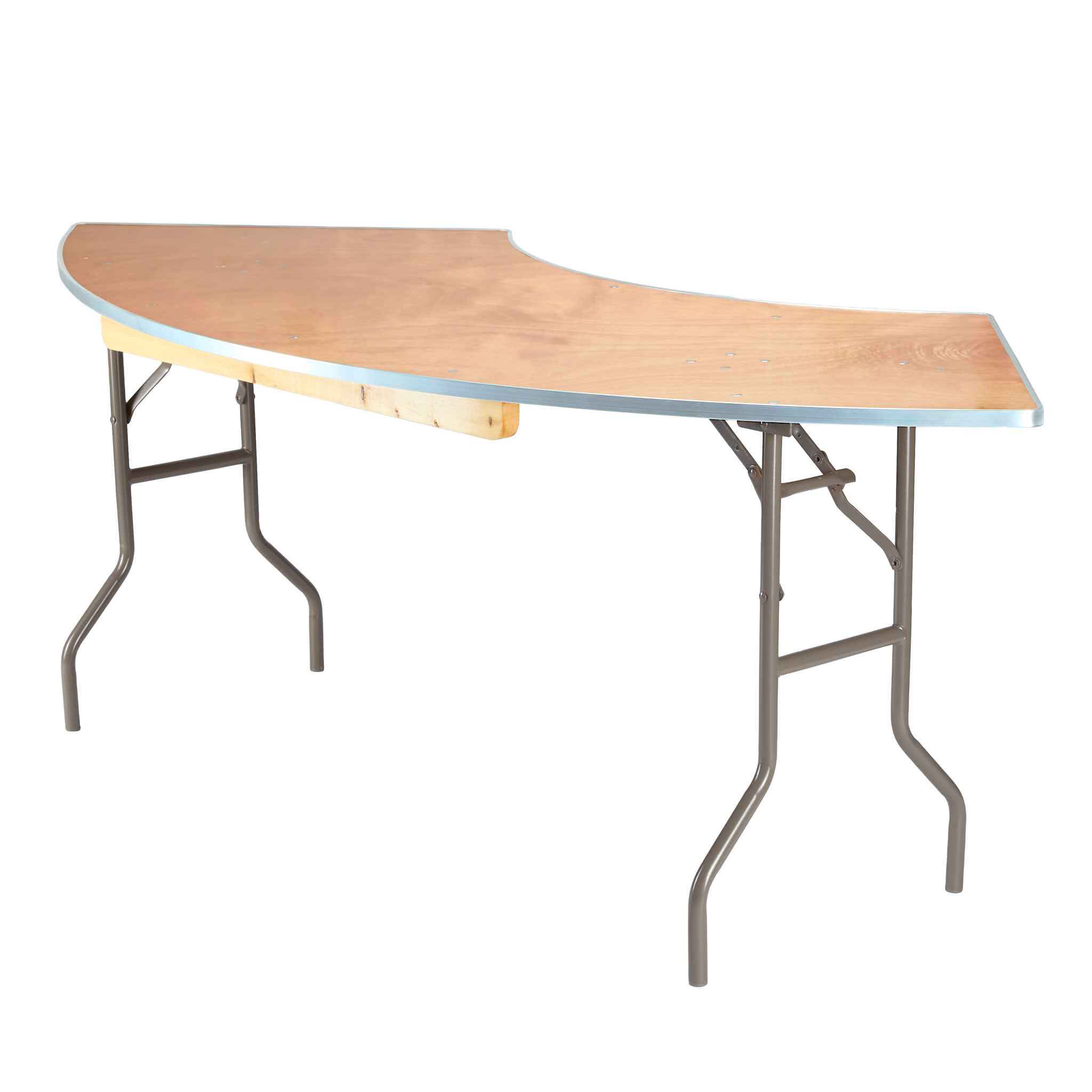Chivari 7 Foot (84"x30") Serpentine Plywood Table and Bar Top TPLYSRP84-BAR-KT-AX