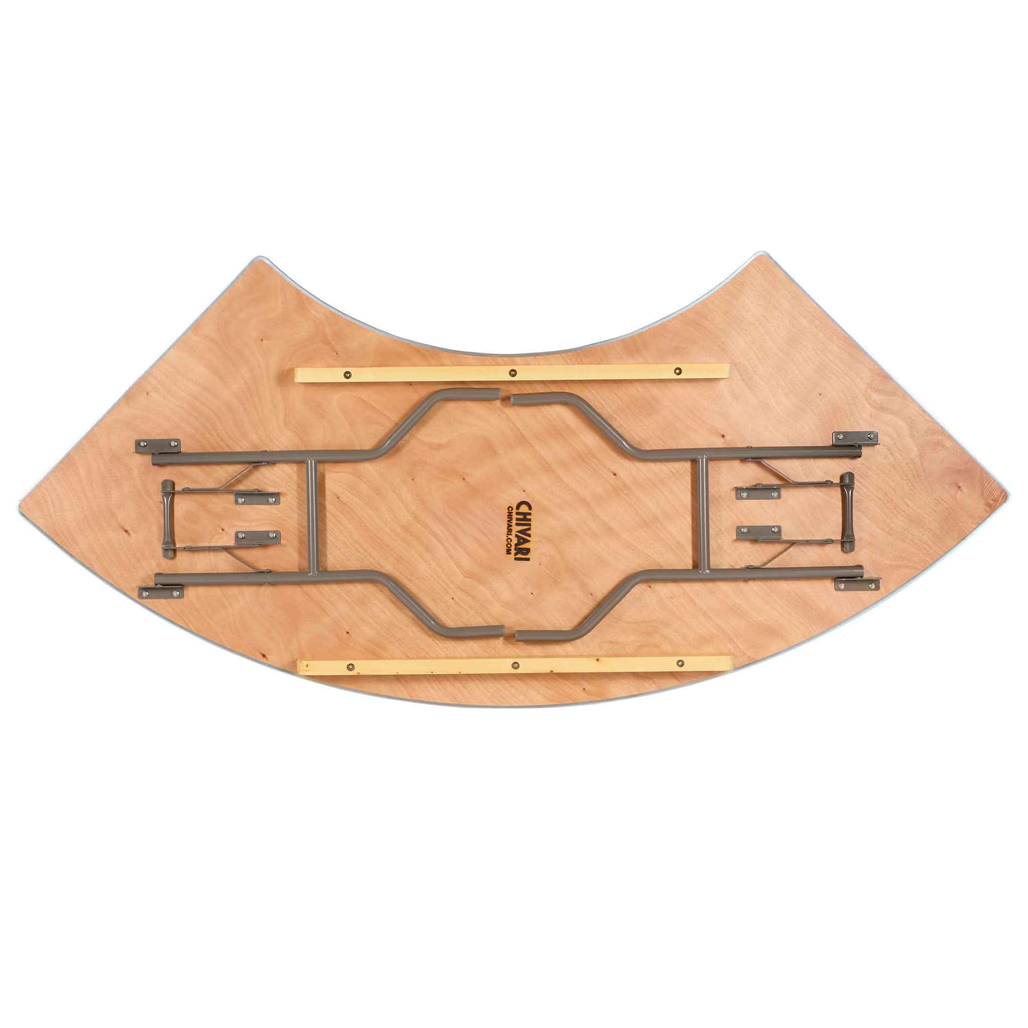 Chivari 7 Foot (84"x30") Serpentine Plywood Table and Bar Top TPLYSRP84-BAR-KT-AX