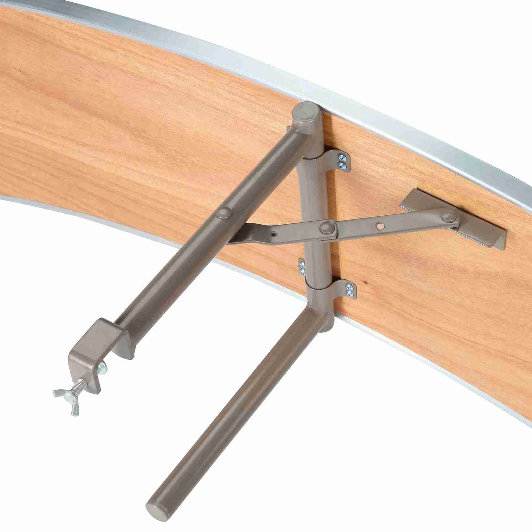 Chivari 7 Foot (84"x30") Serpentine Plywood Table and Bar Top TPLYSRP84-BAR-KT-AX