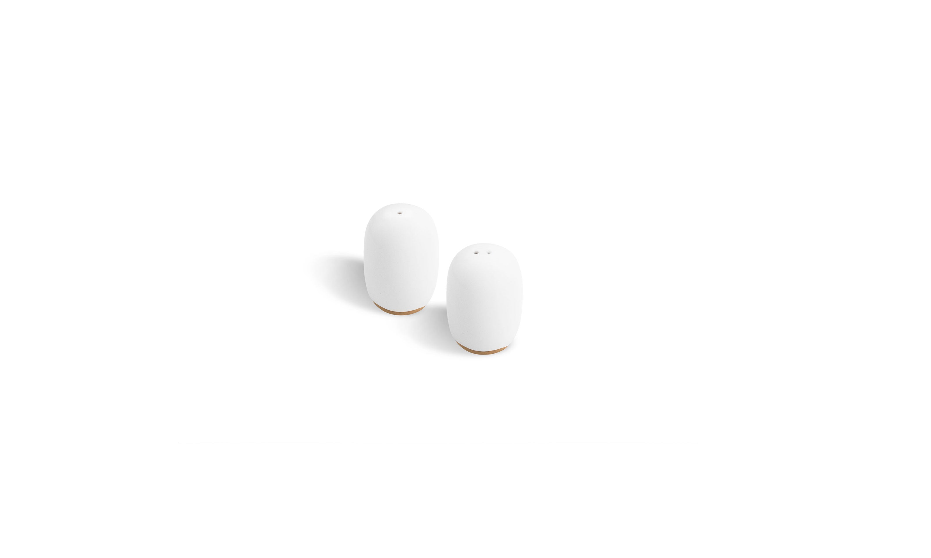 Front of the House Front of the House Artefact® Salt & Pepper Set - 3oz - White (Sold in case pack of 6) FOH-TSP105WHP22