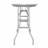 Chivari 72" x 24" (6 Foot) Stainless Steel Kitchen Prep Folding Table with Steel Skeleton™ TSTNRT7224-AX