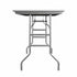 Chivari 72" x 30" (6 Foot) Stainless Steel Kitchen Prep Folding Table with Steel Skeleton™ TSTNRT7230-AX