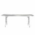 Chivari 96" x 30" (8 Foot) Stainless Steel Kitchen Prep Folding Table with Steel Skeleton™ TSTNRT9630-AX
