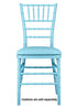 Chivari Turquoise Blue ColorCore™ Resin Steel Skeleton™ Chiavari Chair CCRTB-STEEL-AX-T