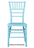 Chivari Turquoise Blue ColorCore™ Resin Steel Skeleton™ Chiavari Chair CCRTB-STEEL-AX-T