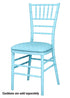 Chivari Turquoise Blue ColorCore™ Resin Steel Skeleton™ Chiavari Chair CCRTB-STEEL-AX-T