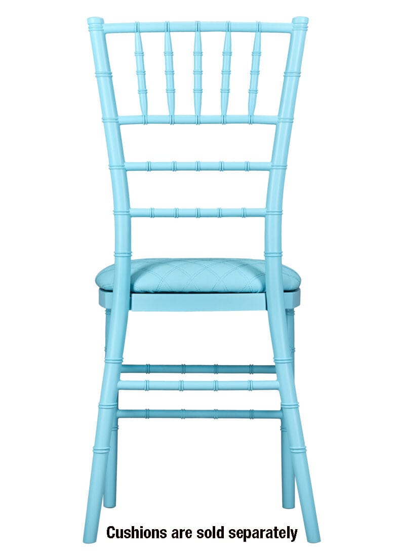 Chivari Turquoise Blue ColorCore™ Resin Steel Skeleton™ Chiavari Chair CCRTB-STEEL-AX-T