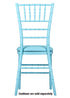 Chivari Turquoise Blue ColorCore™ Resin Steel Skeleton™ Chiavari Chair CCRTB-STEEL-AX-T