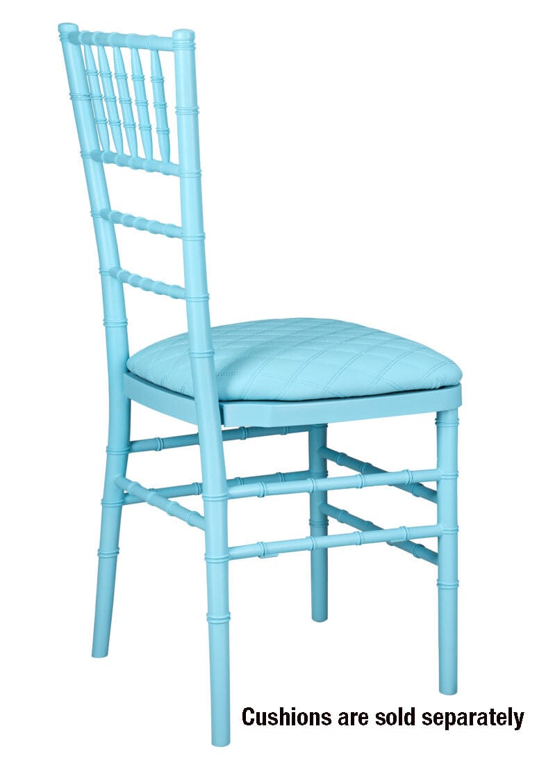 Chivari Turquoise Blue ColorCore™ Resin Steel Skeleton™ Chiavari Chair CCRTB-STEEL-AX-T