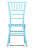 Chivari Turquoise Blue ColorCore™ Resin Steel Skeleton™ Chiavari Chair CCRTB-STEEL-AX-T