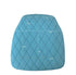 Chivari Turquoise Blue Panel Back Chiavari Cushion with Bentley Stitching and SlipNot™ Technology CUSHPANVINBENTTB-A