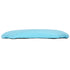 Chivari Turquoise Blue Vinyl Panel Back Chiavari Cushion with SlipNot™ Technology CUSHPANVINTB-SPNT-AX
