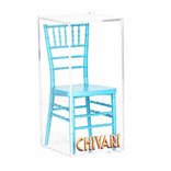 Turquoise Blue Mini Chiavari Chair 1:6 Scale Model