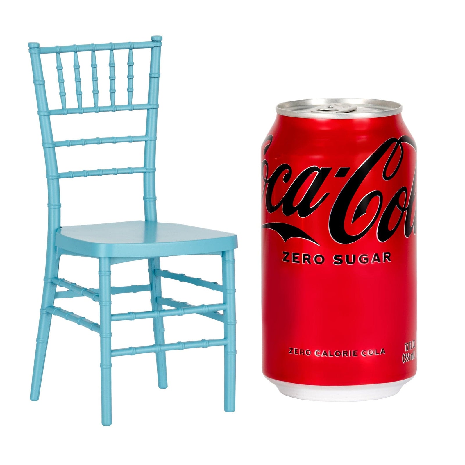 Chivari Turquoise Blue Mini Chiavari Chair 1:6 Scale Model CCRTB-TY-AX