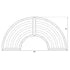 Chivari U-Shape Serpentine Farm Table Kit - Seats 12 - Includes 2 White Distressed Serpentine Tables TFARM-SNKT-WD4