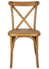 Chivari Chestnut Fluted Leg Farm Table Dining Set with 10 Chairs TFARM-CHESTNUT-T-LEG-KIT-CXR-AX
