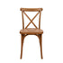 Chivari 24 Pack Walnut Resin Steel Skeleton™ Cross Back Chair CXRW-STEEL-CX-T-24