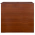 Chivari Walnut 42" Tall x 48" Long Portable Foldable Bar BAR-FOLD-48-WALNUT-AX-T