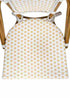 Toulouse White and Beige French Bistro Set Includes 40" Table and 4 Chairs FBK-WB-WB4-AX