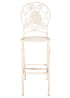 Chivari White Barcelona Bistro Barstool with Round Seat and Back by Chivari (Per Chair Price Shown – Sold only in Quantities of 2) BBBMRW-AX-T