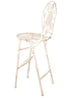 Chivari White Barcelona Bistro Barstool with Round Seat and Back by Chivari (Per Chair Price Shown – Sold only in Quantities of 2) BBBMRW-AX-T
