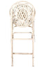 Chivari White Barcelona Bistro Barstool with Round Seat and Back by Chivari (Per Chair Price Shown – Sold only in Quantities of 2) BBBMRW-AX-T