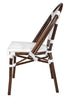 Toulouse White French Bistro Set Includes 48" x 36" Table and 4 Chairs FBK-SQ-WWD-WD4-AX