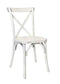 Chivari White Distressed ToughWood™ Cross Back Chair CXWWD-ZG-T