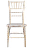 Chivari White Distressed ToughWood™ Chiavari Chair CCWWD-ZG-T