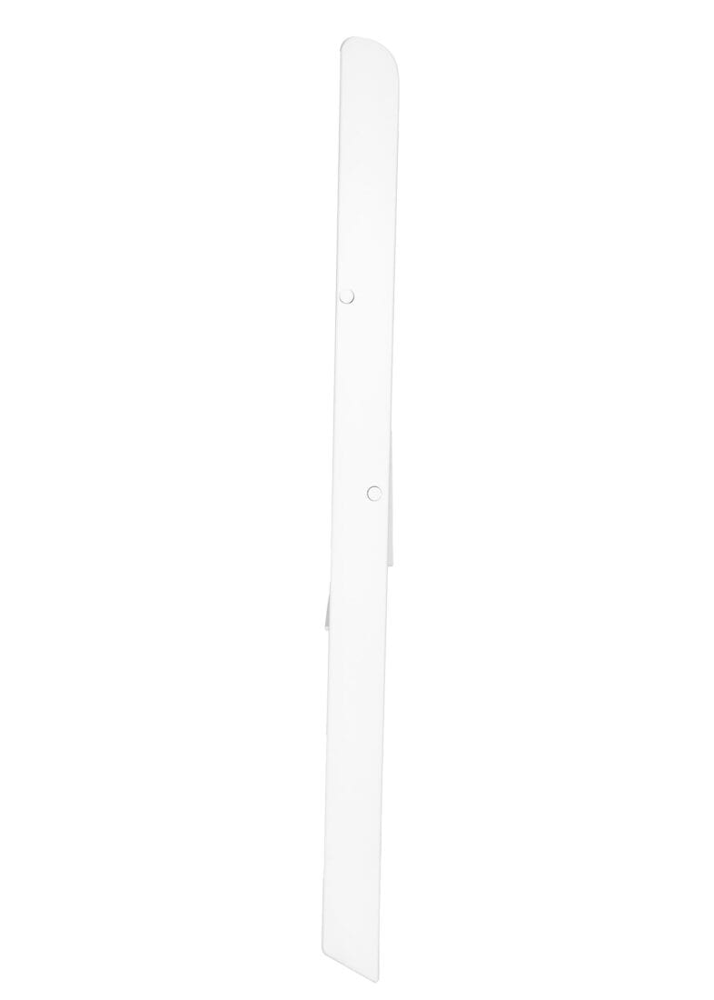 Chivari White Resin Folding Chair with Slatted Seat and White Padded Seat – 2 Styles in 1 CFRW2N1-SLATTED-CX-T