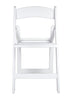 Chivari White Resin Folding Chair CFRW-X-AX-T