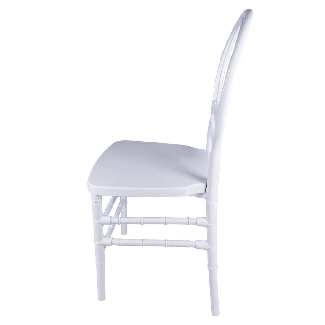 Chivari White ToughResin™ Infinity Chair CIRW-ZG-T