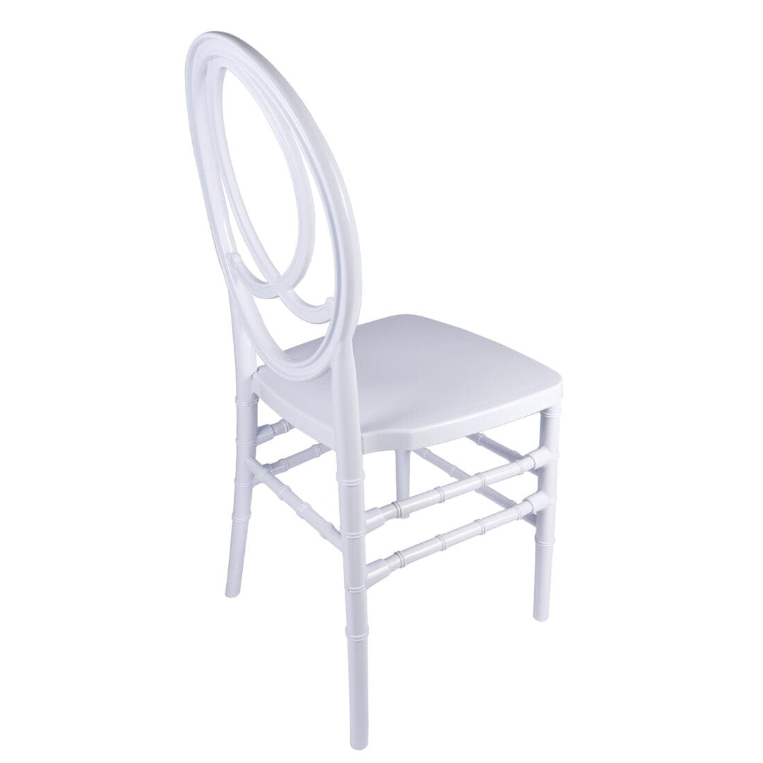 Chivari White ToughResin™ Infinity Chair CIRW-ZG-T