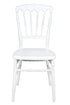 Chivari 40 Chair Pack White Steel Skeleton™ Resin Napoleon Chair CNRW-ST-CX-40