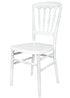 Chivari 40 Chair Pack White Steel Skeleton™ Resin Napoleon Chair CNRW-ST-CX-40