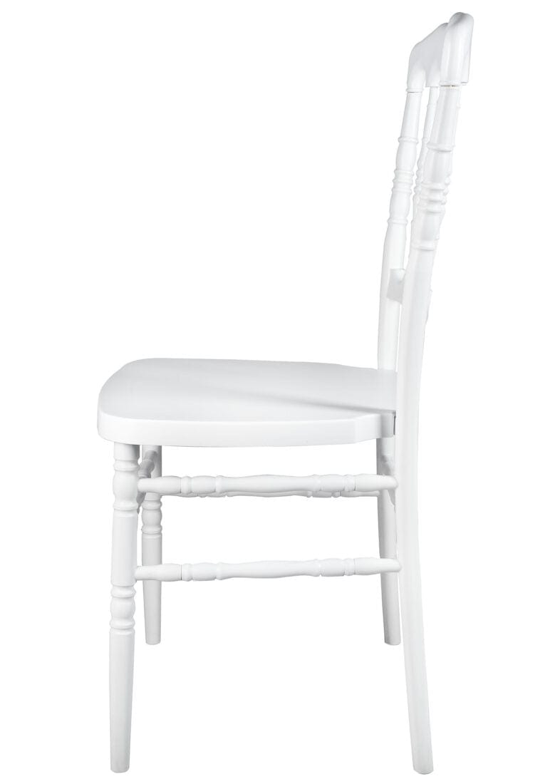 Chivari 40 Chair Pack White Steel Skeleton™ Resin Napoleon Chair CNRW-ST-CX-40