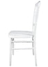 Chivari 40 Chair Pack White Steel Skeleton™ Resin Napoleon Chair CNRW-ST-CX-40