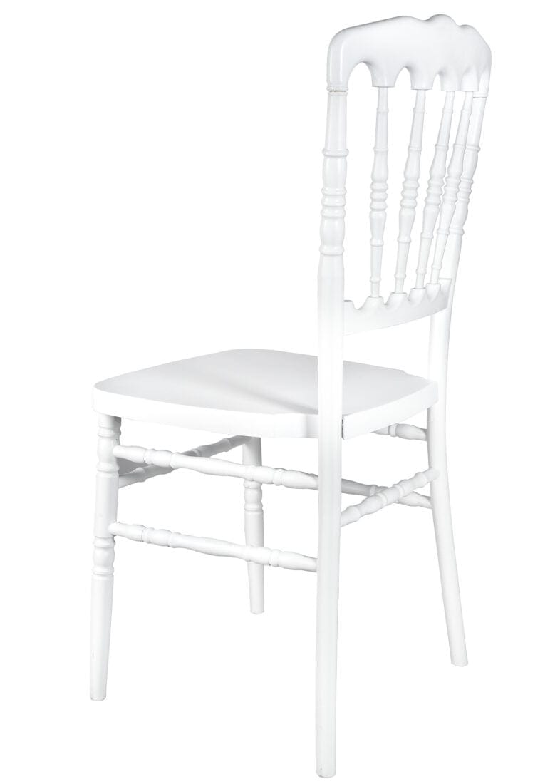 Chivari 40 Chair Pack White Steel Skeleton™ Resin Napoleon Chair CNRW-ST-CX-40