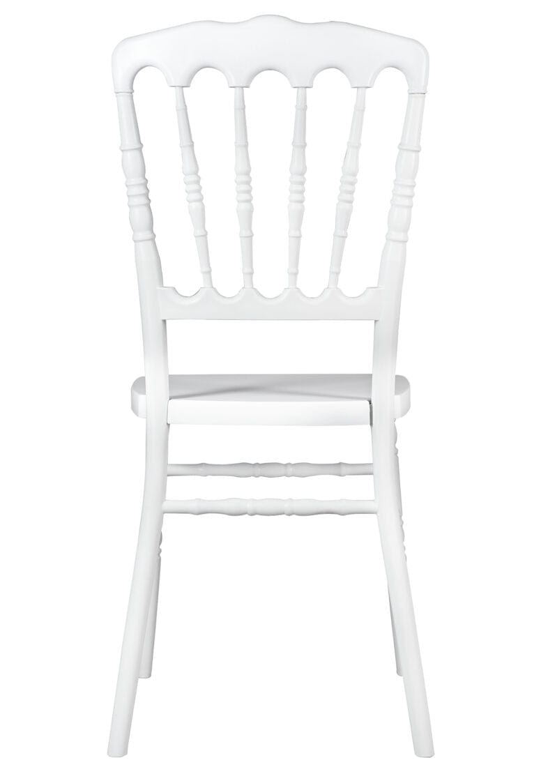 Chivari 40 Chair Pack White Steel Skeleton™ Resin Napoleon Chair CNRW-ST-CX-40